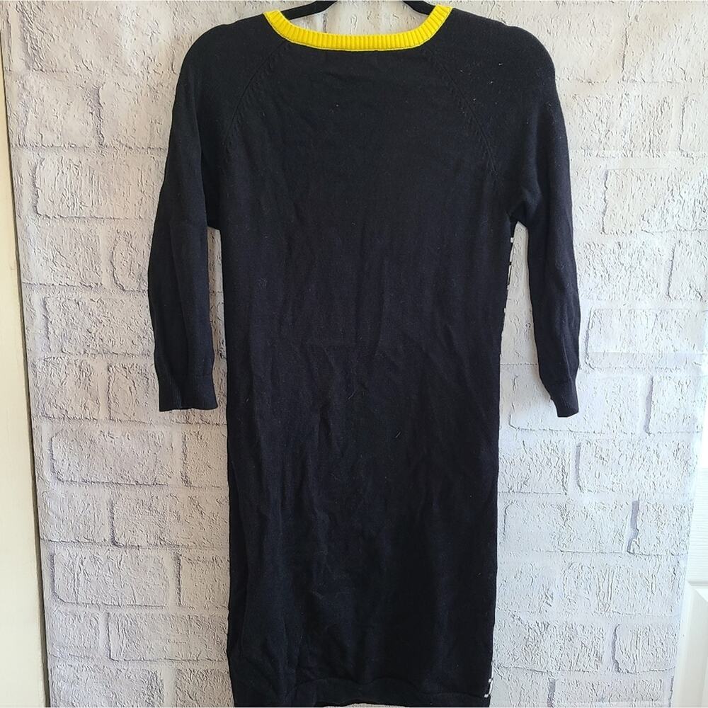 Ellen Tracy Black And White Sweater Dress XS‎ - Picture 4 of 13